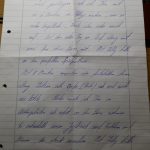 Handgeschriebener Brief, von Deny's Vorbesitzer, an mich, mit der Bitte um Mithilfe bei Deny's Vermittlung.
